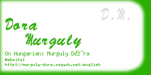 dora murguly business card